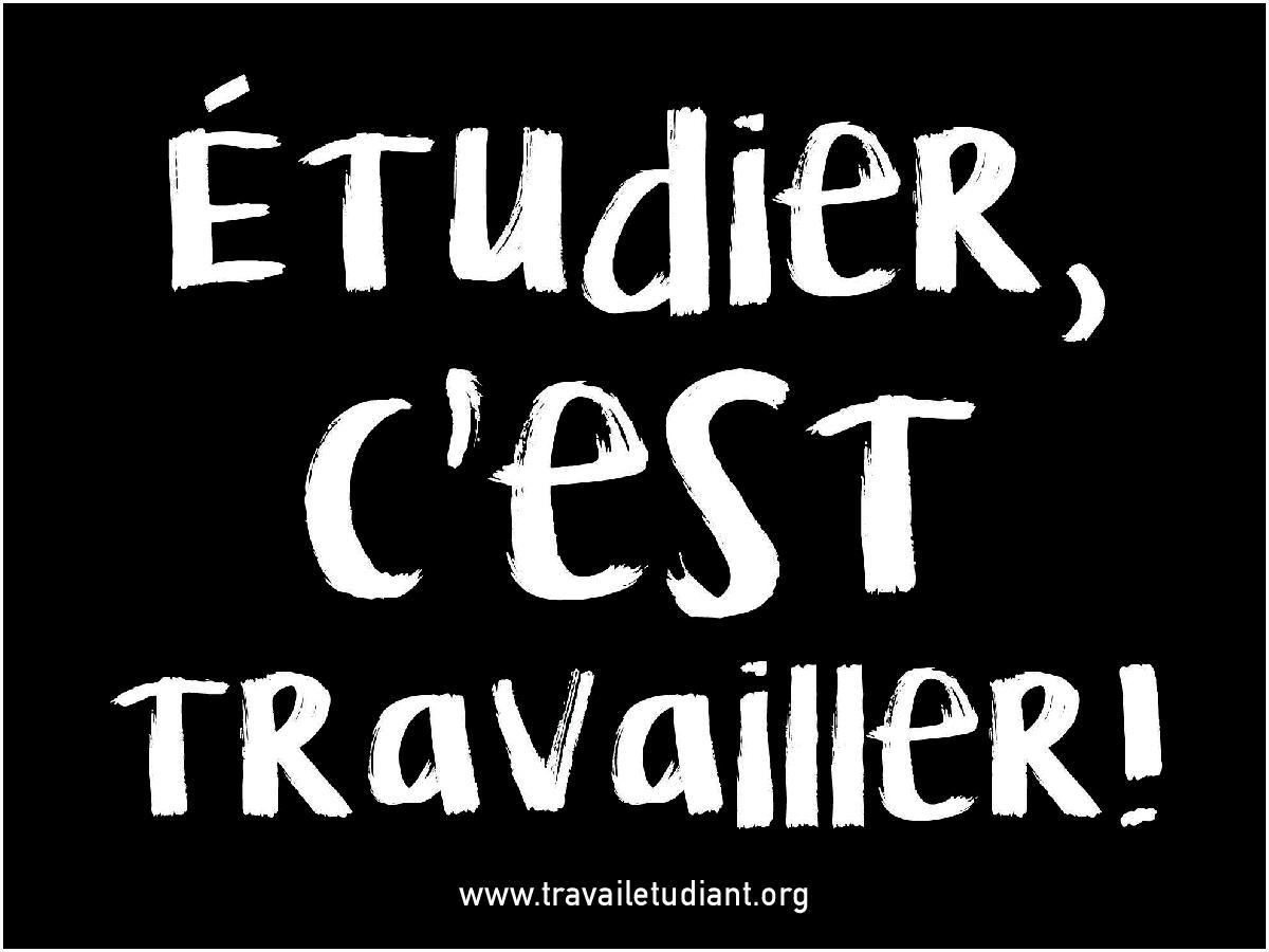 Les mouvements pour un salaire étudiant